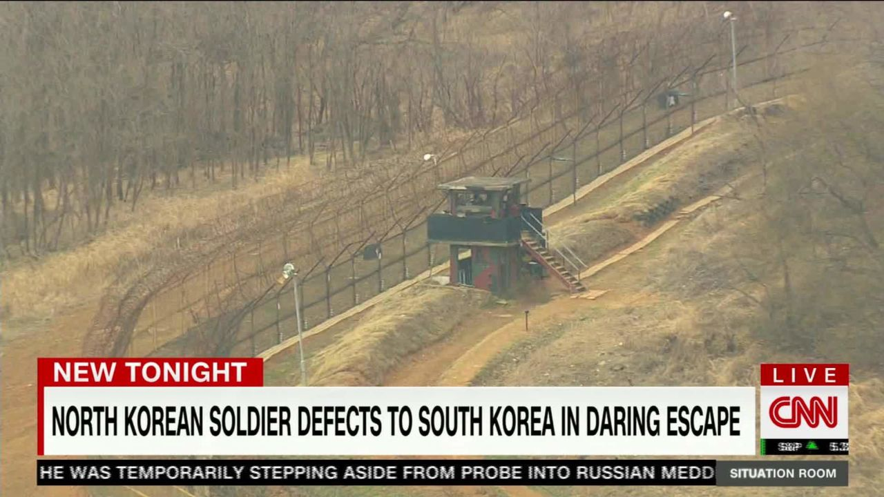 North Korean soldier defects across DMZ