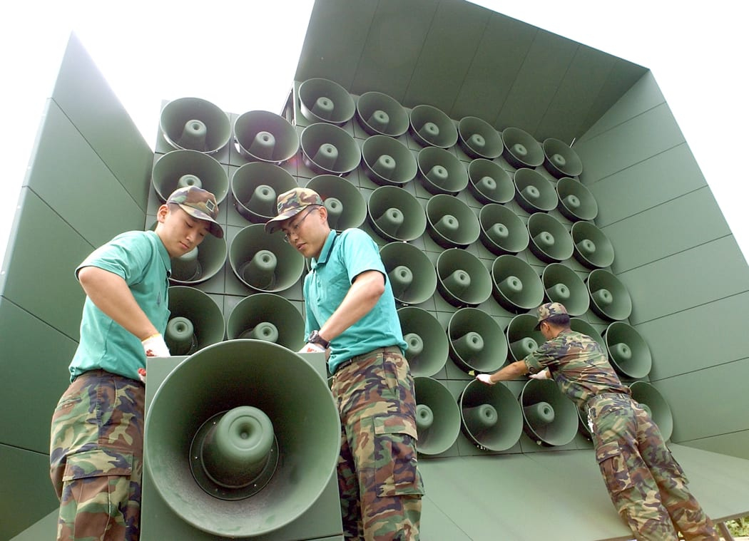 South Korea turns off loudspeaker broadcasts into North  RNZ News
