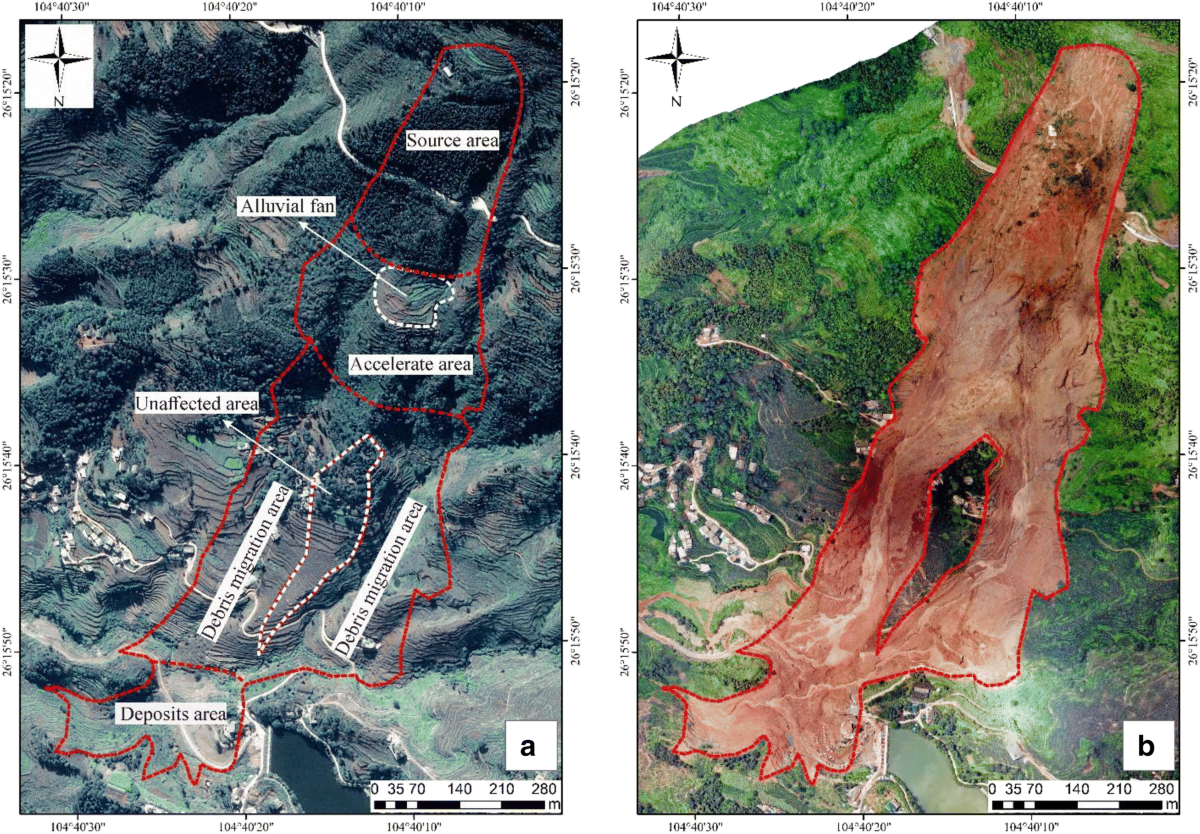 The effect of topography on landslide kinematics: a case study of the
