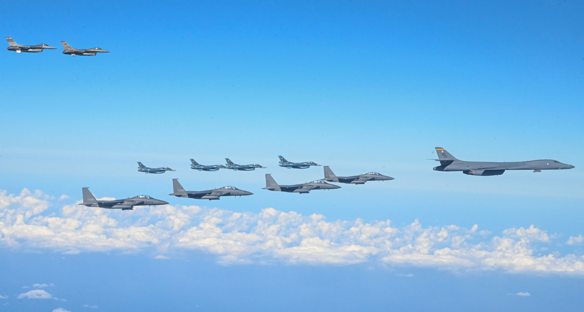 US, ROK, Japan conduct air drill with B-B bomber over North